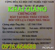 Khóa Ôn thi sát hạch cấp chứng chỉ hành nghề hoạt động đấu thầu