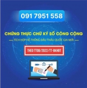 CUNG CẤP CHỮ KÝ SỐ CÔNG CỘNG CHO HỆ THỐNG ĐẤU THẦU QUỐC GIA MỚI