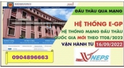 Đăng ký đấu thầu qua mạng - Đấu thầu muasamcong.mpi.gov.vn